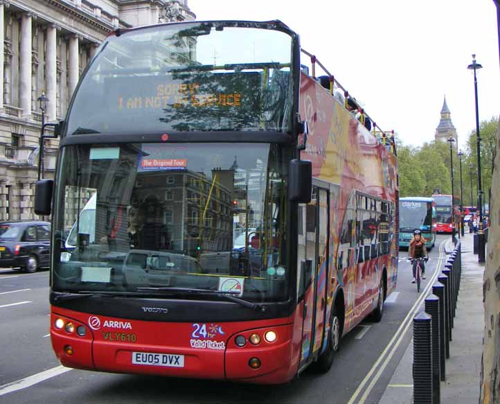 Arriva London City Sightseeing Volvo B7L Ayats VLY610